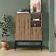 Μπουφές Amira Megapap χρώμα καρυδί Ud - black wood 90x40x125εκ. | GP037-0317,1