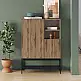 Μπουφές Amira Megapap χρώμα καρυδί Ud - black wood 90x40x125εκ. | GP037-0317,1