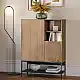 Μπουφές Amira Megapap χρώμα καρυδί Ud - black wood 90x40x125εκ. | GP037-0317,1