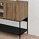 Μπουφές Amira Megapap χρώμα καρυδί Ud - black wood 180x40x80εκ. | GP037-0318,1