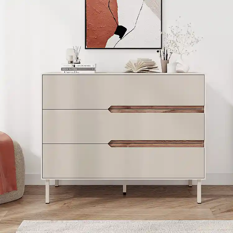 Συρταριέρα Arch Megapap χρώμα sandstone 98x40x78,5εκ. | GP037-0322,1