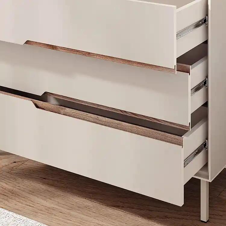 Συρταριέρα Arch Megapap χρώμα sandstone 98x40x78,5εκ. | GP037-0322,1