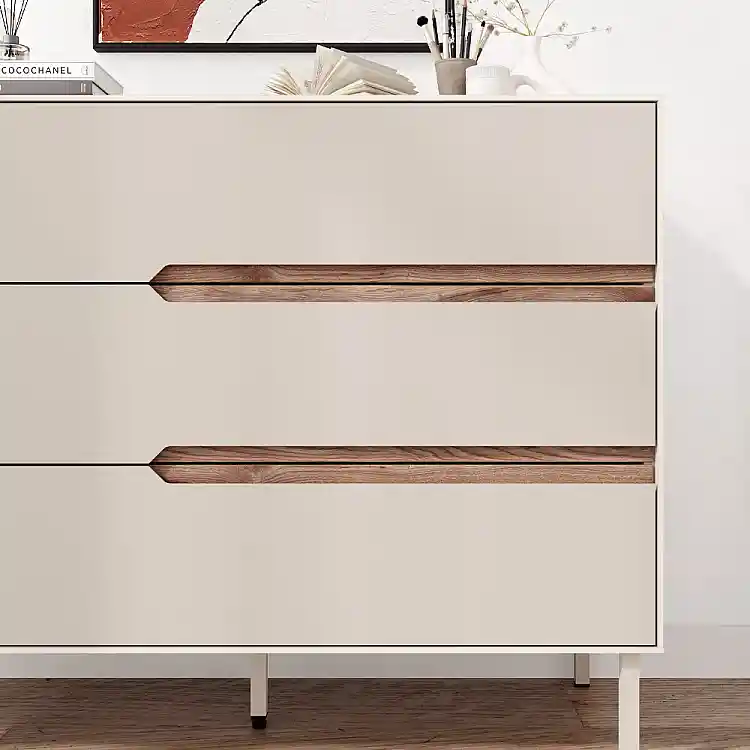 Συρταριέρα Arch Megapap χρώμα sandstone 98x40x78,5εκ. | GP037-0322,1