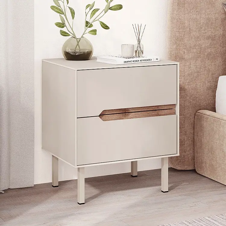 Κομοδίνο Arch Megapap χρώμα sandstone 45x35x52,5εκ. | GP037-0323,1