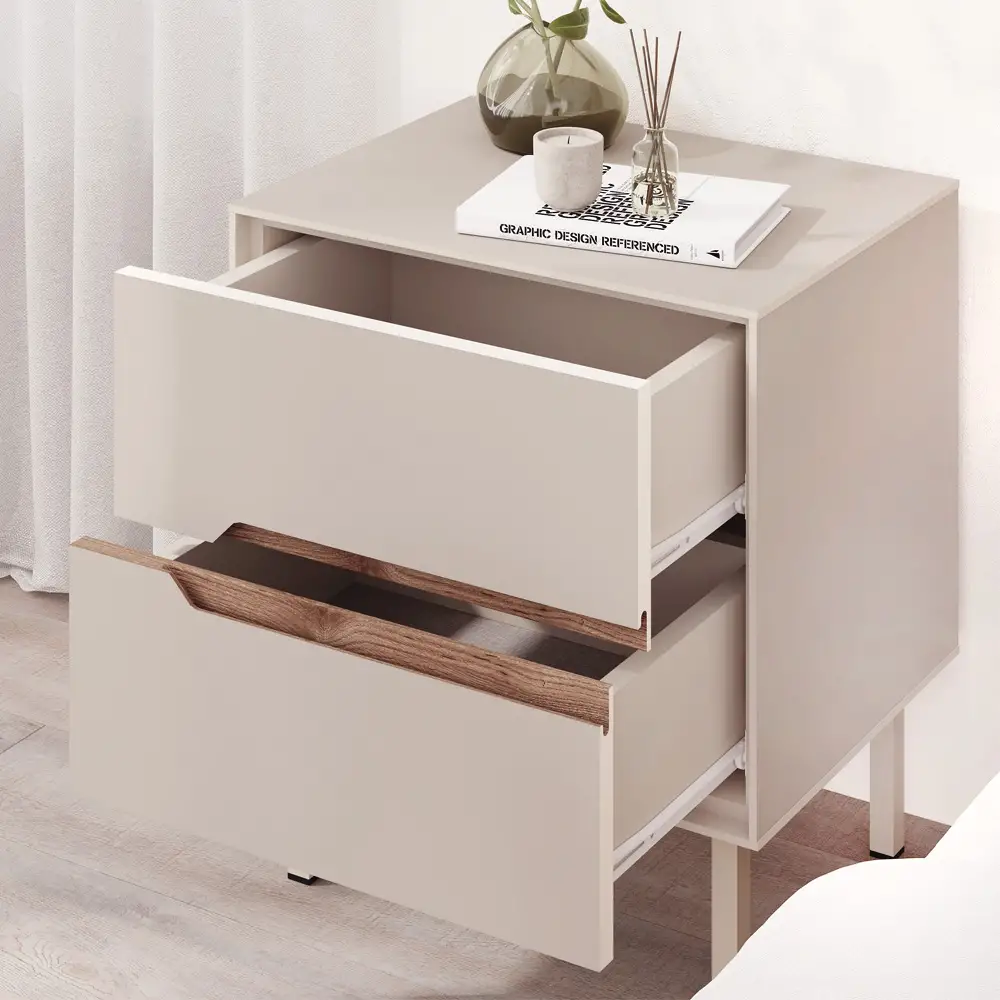 Κομοδίνο Arch Megapap χρώμα sandstone 45x35x52,5εκ. | GP037-0323,1