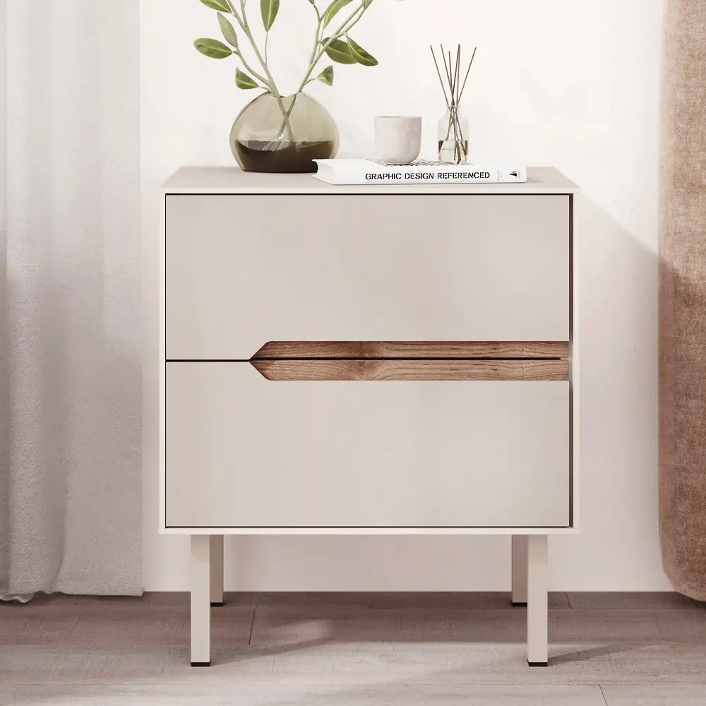 Κομοδίνο Arch Megapap χρώμα sandstone 45x35x52,5εκ. | GP037-0323,1
