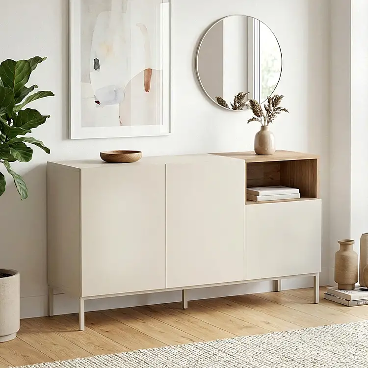 Μπουφές Cailin Megapap χρώμα sandstone - sepet oak 140x41,8x80εκ. | GP037-0326,2