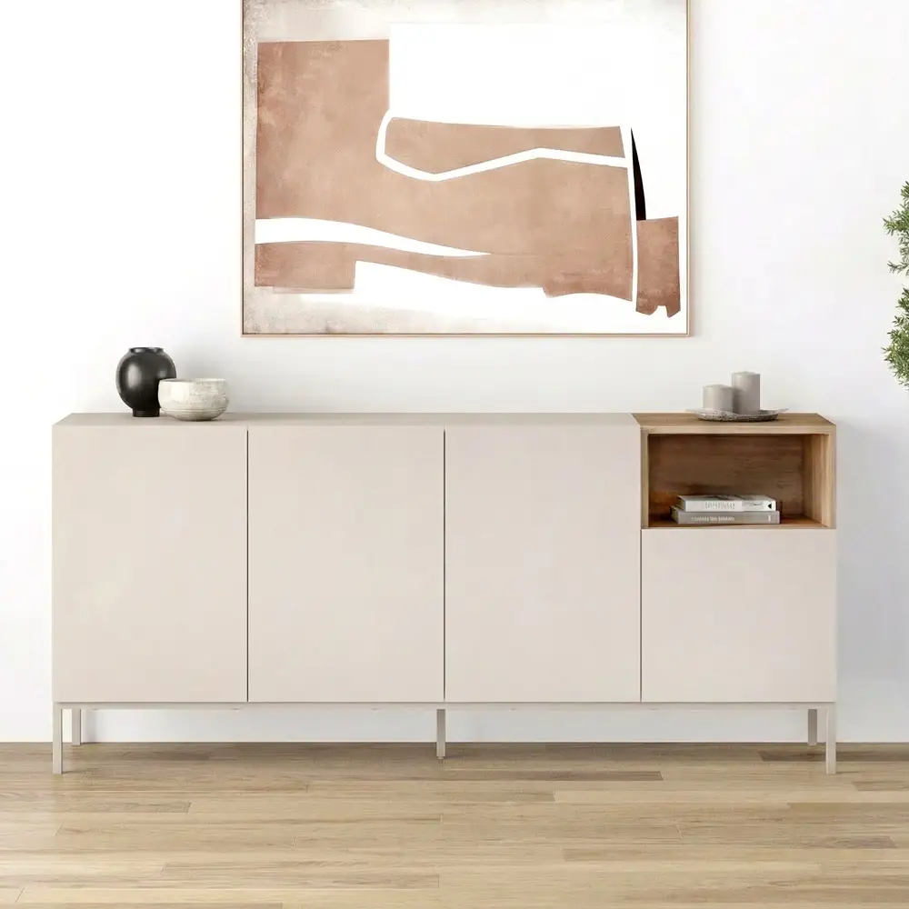 Μπουφές Cailin Megapap χρώμα sandstone - sepet oak 180x41,8x80εκ. | GP037-0327,2