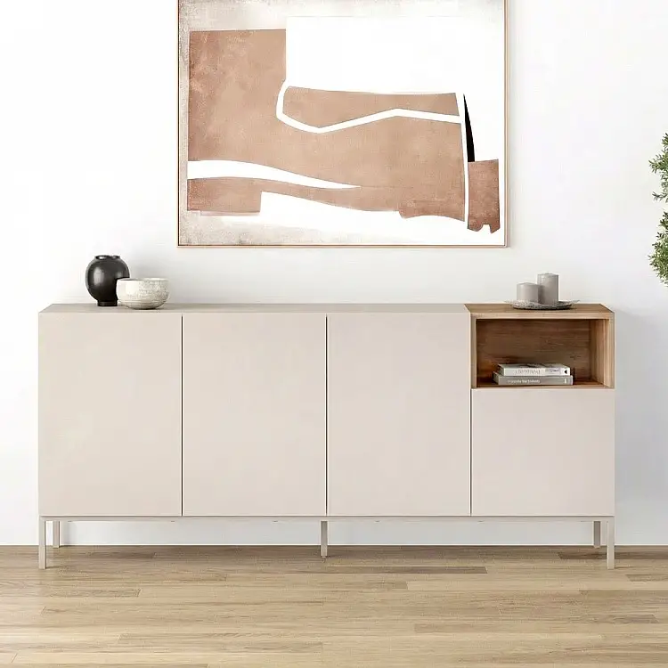 Μπουφές Cailin Megapap χρώμα sandstone - sepet oak 180x41,8x80εκ. | GP037-0327,2