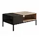 Τραπεζάκι σαλονιού Cailin Megapap χρώμα sepet oak - black wood 90x56x40,6εκ. | GP037-0328,1