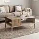 Τραπεζάκι σαλονιού Cailin Megapap χρώμα sandstone - sepet oak 90x56x40,6εκ. | GP037-0328,2