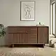 Μπουφές Capri Megapap χρώμα καρυδί milano 146x45x76,5εκ. | GP037-0331,1