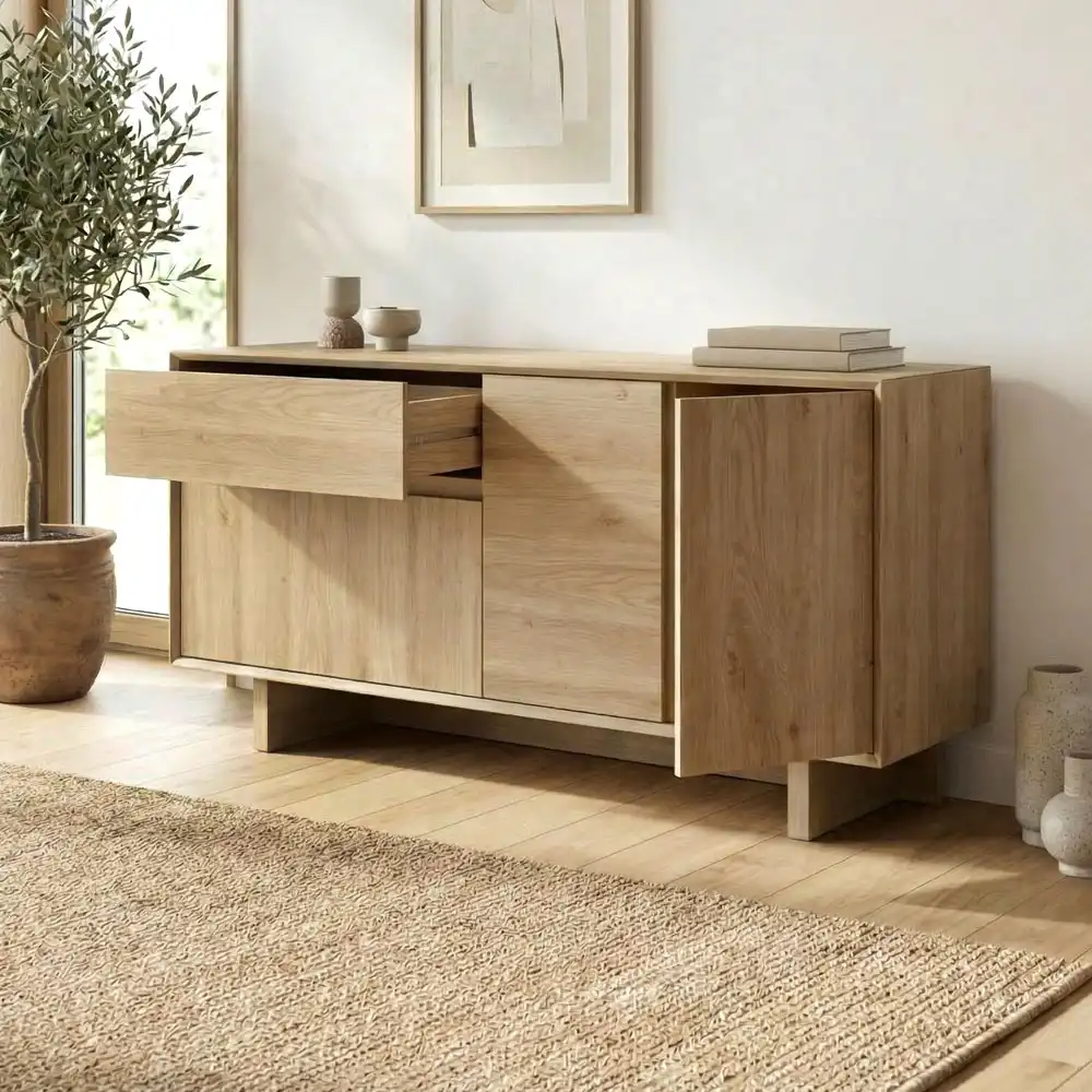 Μπουφές Capri Megapap χρώμα sapphire oak 146x45x76,5εκ. | GP037-0331,2