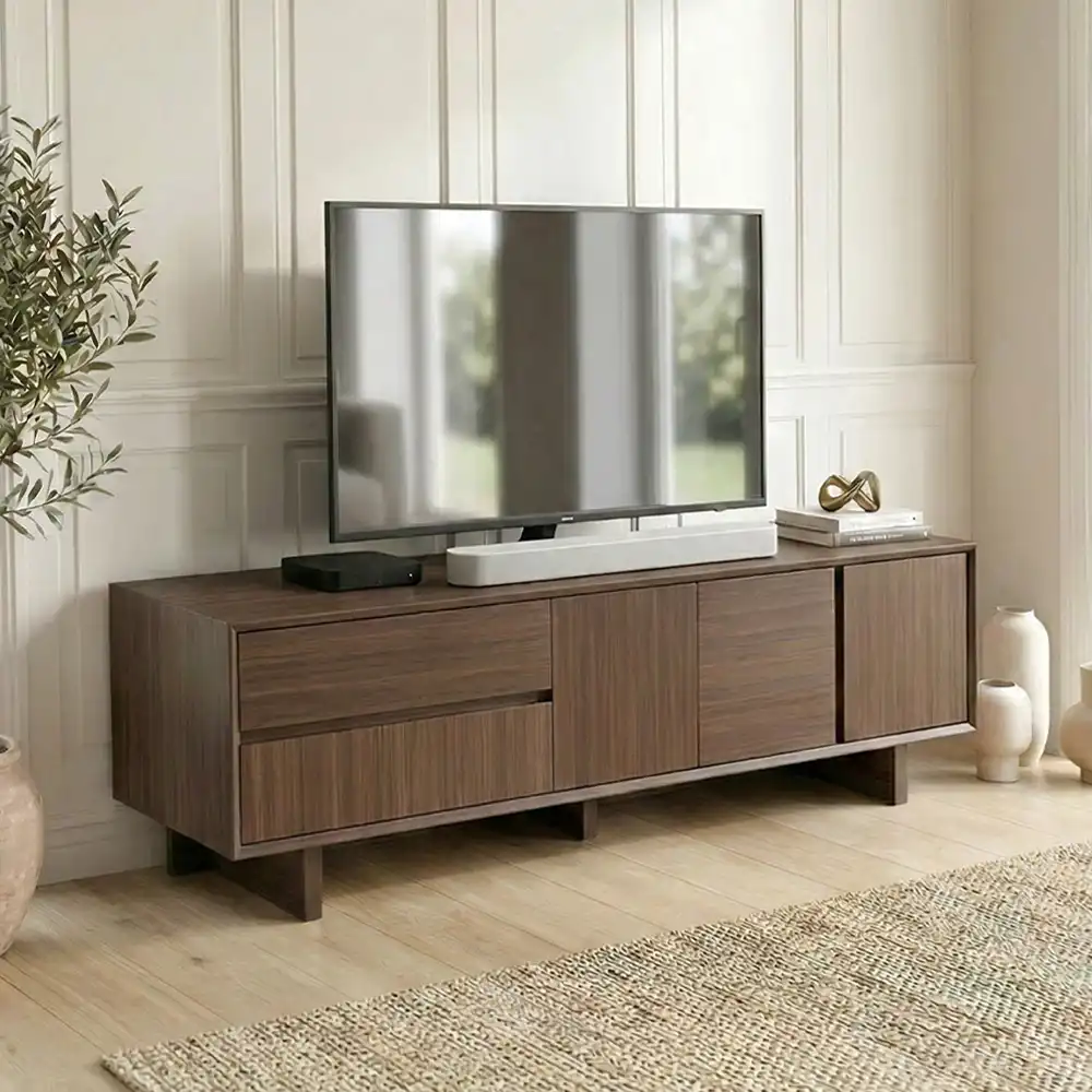 Έπιπλο τηλεόρασης Capri Megapap χρώμα καρυδί milano 180x45x55εκ. | GP037-0332,1