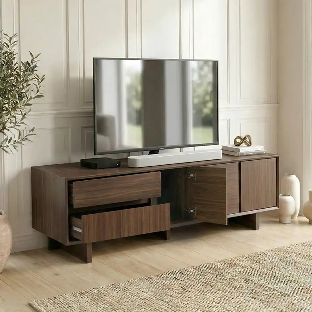 Έπιπλο τηλεόρασης Capri Megapap χρώμα καρυδί milano 180x45x55εκ. | GP037-0332,1