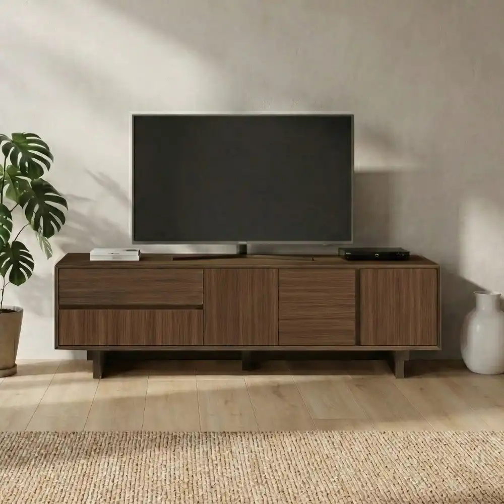 Έπιπλο τηλεόρασης Capri Megapap χρώμα καρυδί milano 180x45x55εκ. | GP037-0332,1