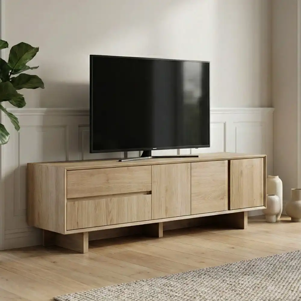 Έπιπλο τηλεόρασης Capri Megapap χρώμα sapphire oak 180x45x55εκ. | GP037-0332,2