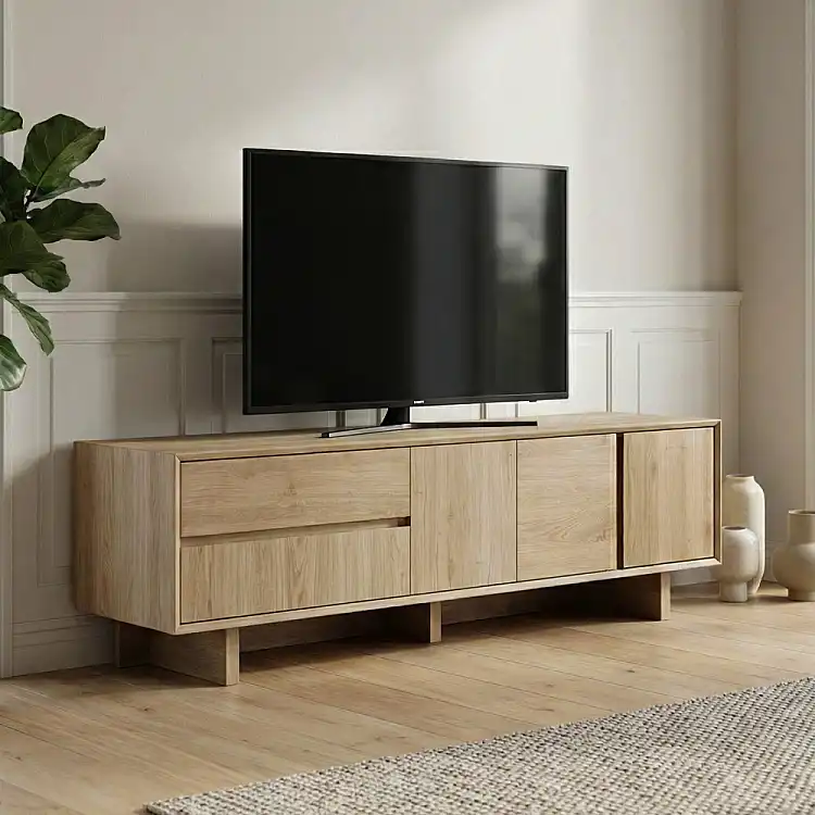 Έπιπλο τηλεόρασης Capri Megapap χρώμα sapphire oak 180x45x55εκ. | GP037-0332,2
