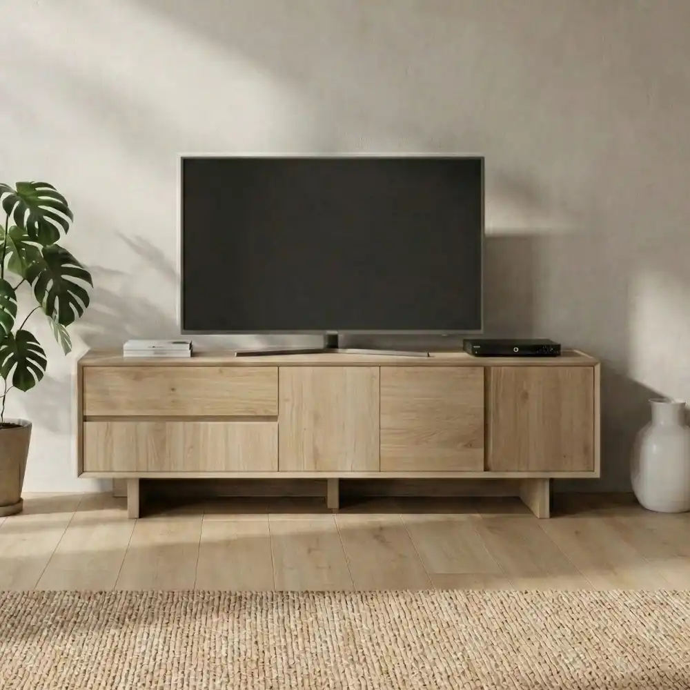 Έπιπλο τηλεόρασης Capri Megapap χρώμα sapphire oak 180x45x55εκ. | GP037-0332,2