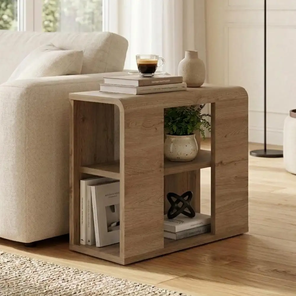 Τραπεζάκι βοηθητικό Colia Megapap χρώμα sepet oak 58x25x50εκ. | GP037-0337,1