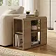 Τραπεζάκι βοηθητικό Colia Megapap χρώμα sepet oak 58x25x50εκ. | GP037-0337,1