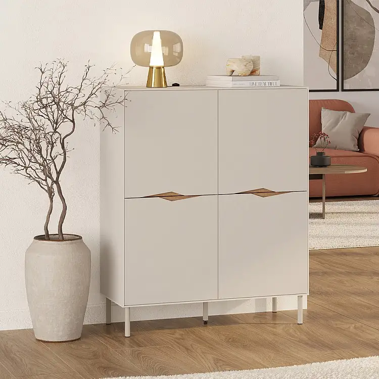 Μπουφές Marquise Megapap χρώμα sandstone 98x40x120εκ. | GP037-0338,1