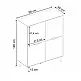 Μπουφές Marquise Megapap χρώμα sandstone 98x40x120εκ. | GP037-0338,1