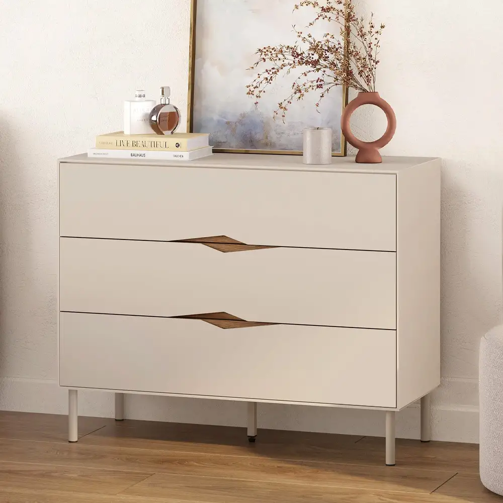 Συρταριέρα Marquise Megapap χρώμα sandstone 98x40x78,5εκ. | GP037-0339,1