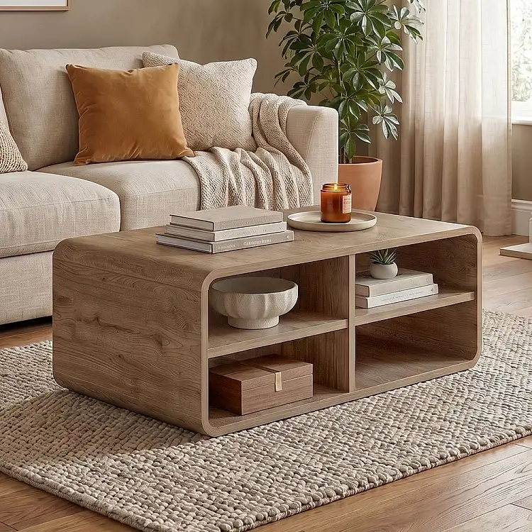 Τραπεζάκι σαλονιού Rovel Megapap χρώμα sepet oak 80,3x50x32,5εκ. | GP037-0350,1