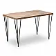 Τραπέζι Roger Megapap Mdf - μεταλλικό χρώμα ακακίας 120x70x75εκ. Τραπέζι Roger Megapap Mdf - μεταλλικό χρώμα ακακίας 120x70x75εκ.
