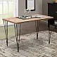 Τραπέζι Roger Megapap Mdf - μεταλλικό χρώμα ακακίας 120x70x75εκ. Τραπέζι Roger Megapap Mdf - μεταλλικό χρώμα ακακίας 120x70x75εκ.
