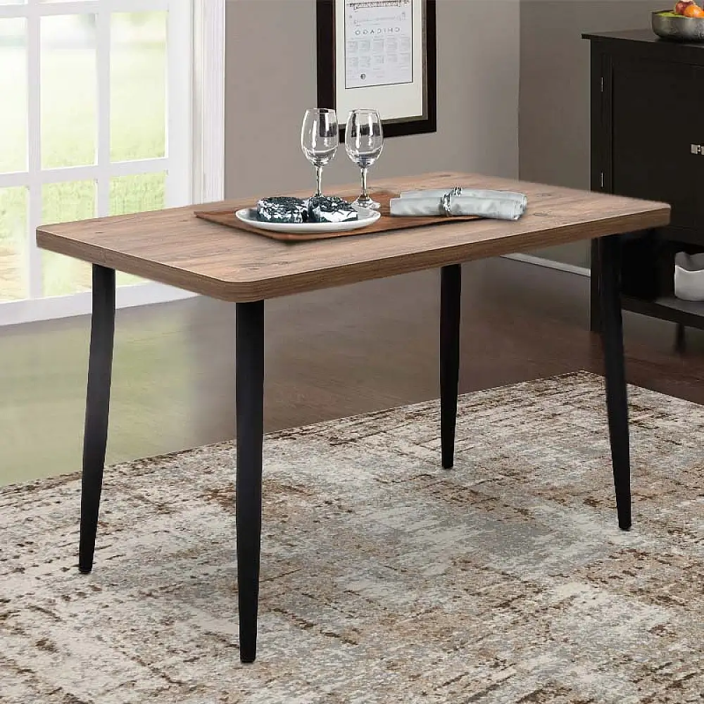 Τραπέζι Levico Megapap Mdf - μεταλλικό χρώμα ακακίας 120x70x75εκ. | GP038-0012,1