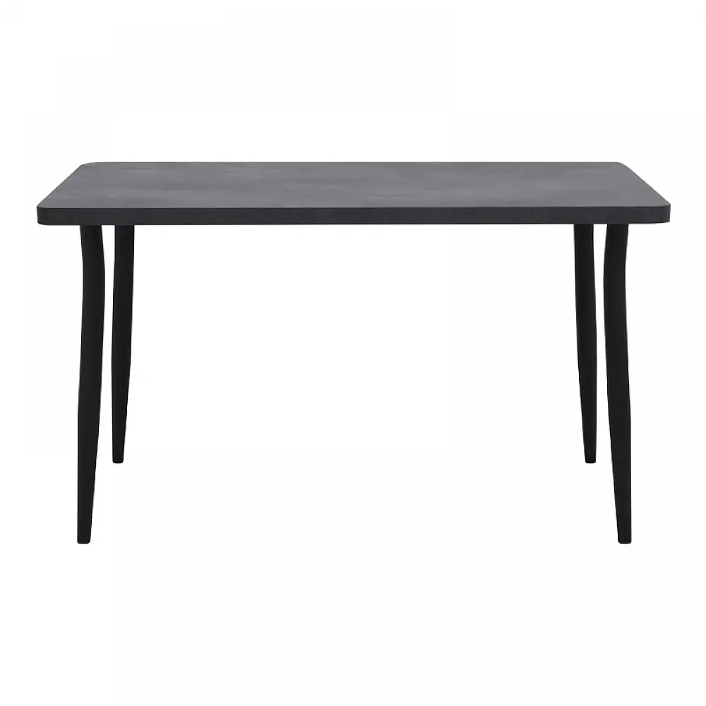 Τραπέζι Levico Megapap Mdf - μεταλλικό χρώμα σκούρο γκρι σκυροδέματος 120x70x75εκ. | GP038-0012,3