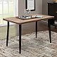 Τραπέζι Levico Megapap χρώμα ακακίας 130x75x75εκ. Τραπέζι Levico Megapap χρώμα ακακίας 130x75x75εκ.