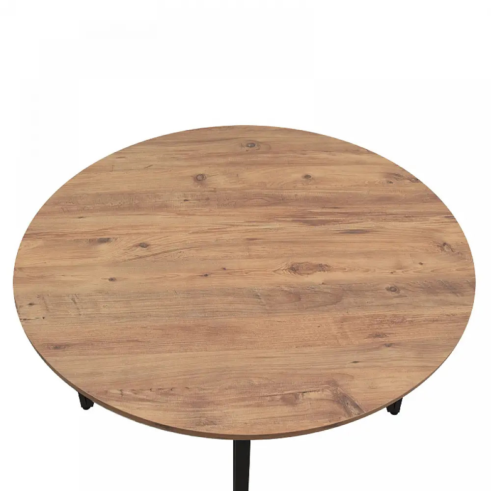 Τραπέζι Zeno Megapap χρώμα ακακίας Ø110x73,5εκ. | GP038-0029,1