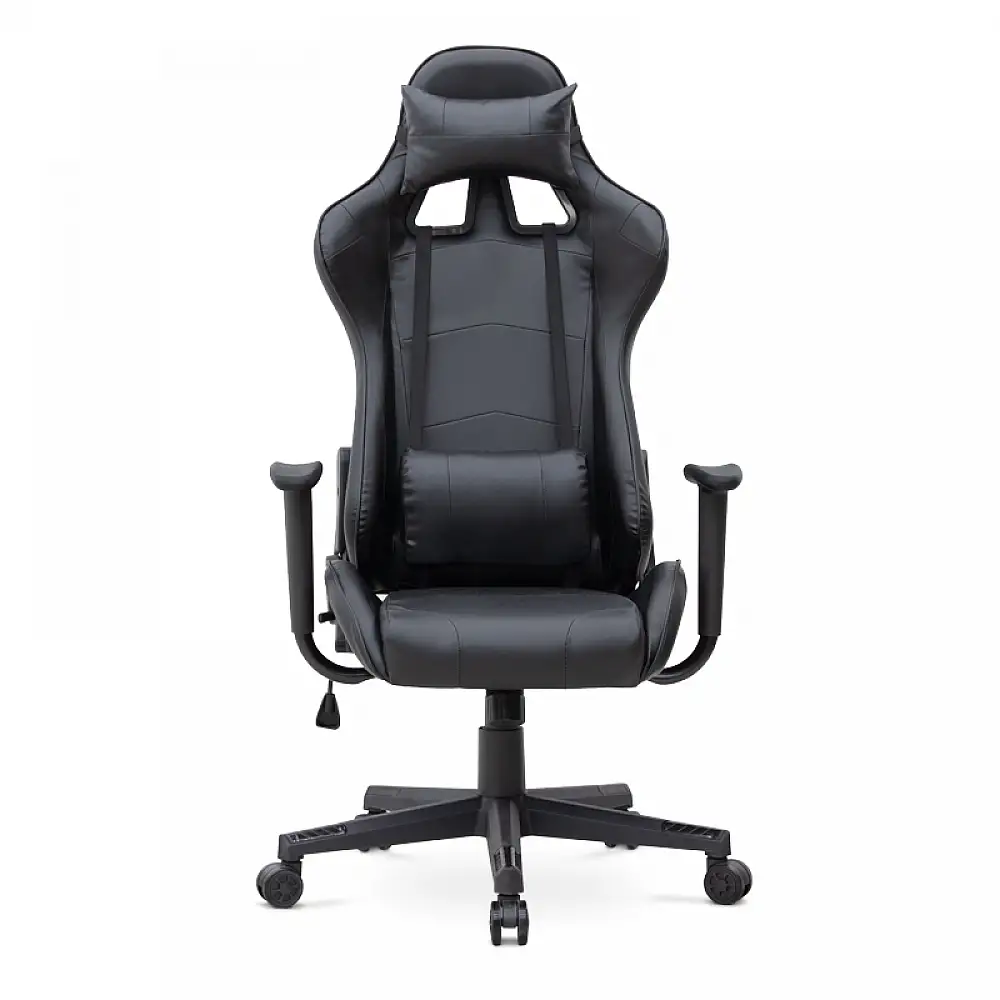 Καρέκλα γραφείου Gaming Alonso Megapap από τεχνόδερμα χρώμα μαύρο 67x70x125/135 εκ. | GP040-0008,1