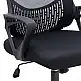 Καρέκλα γραφείου Freda Megapap με ύφασμα Mesh χρώμα μαύρο 65x65x90/100εκ. | GP040-0020,1