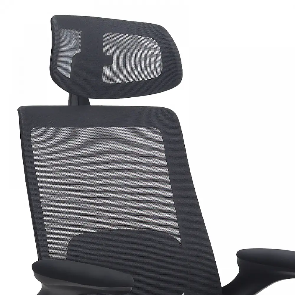 Καρέκλα γραφείου διευθυντική Belora Megapap με ύφασμα Mesh χρώμα μαύρο 63,5x62x117/127εκ. | GP040-0025,1