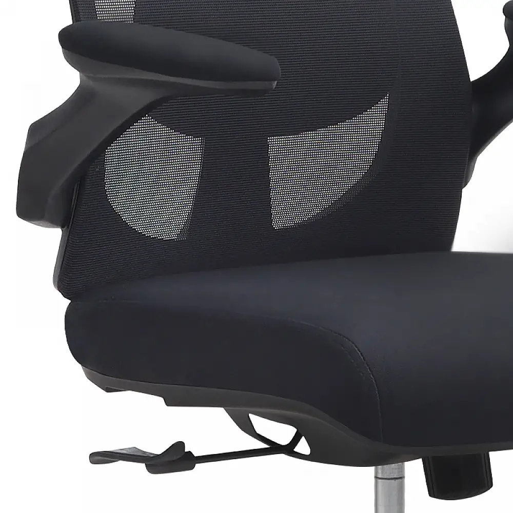 Καρέκλα γραφείου διευθυντική Belora Megapap με ύφασμα Mesh χρώμα μαύρο 63,5x62x117/127εκ. | GP040-0025,1