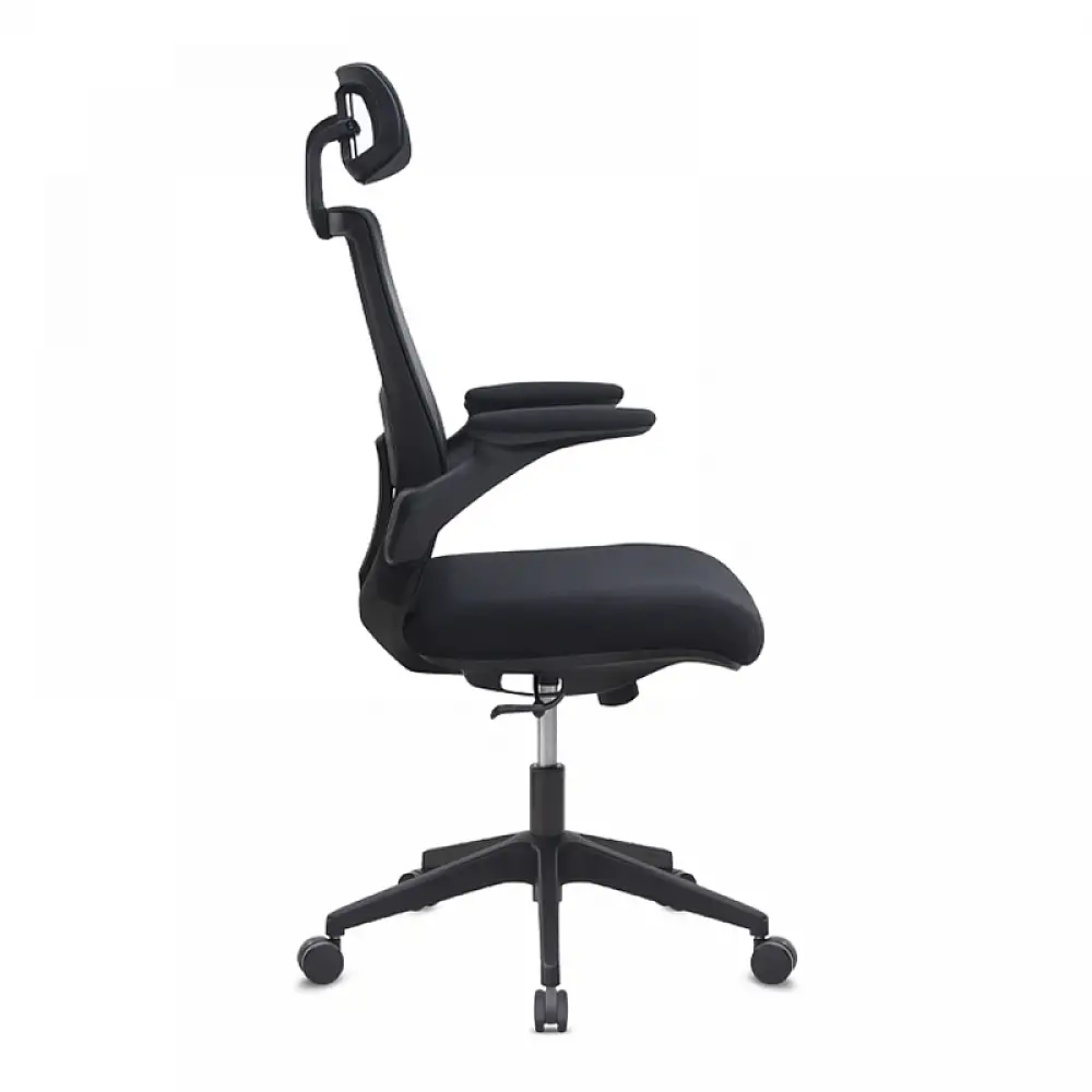 Καρέκλα γραφείου διευθυντική Belora Megapap με ύφασμα Mesh χρώμα μαύρο 63,5x62x117/127εκ. | GP040-0025,1