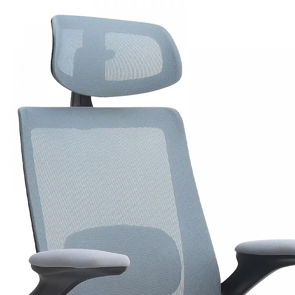 Καρέκλα γραφείου διευθυντική Belora Megapap με ύφασμα Mesh χρώμα γκρι 63,5x62x117/127εκ. | GP040-0025,2