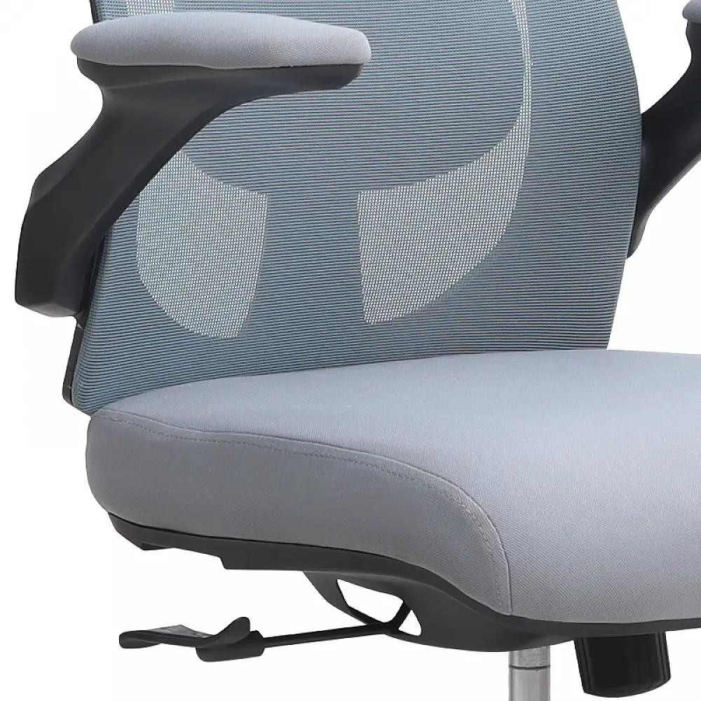 Καρέκλα γραφείου διευθυντική Belora Megapap με ύφασμα Mesh χρώμα γκρι 63,5x62x117/127εκ. | GP040-0025,2