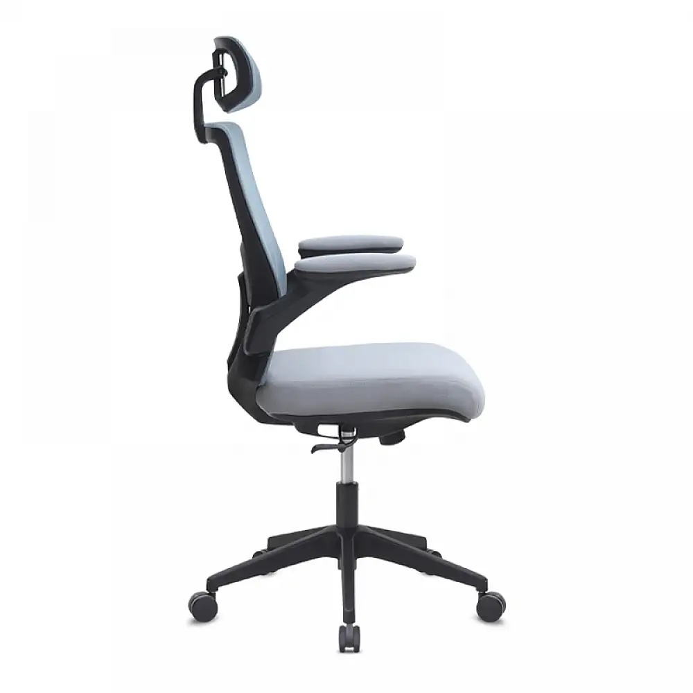 Καρέκλα γραφείου διευθυντική Belora Megapap με ύφασμα Mesh χρώμα γκρι 63,5x62x117/127εκ. | GP040-0025,2