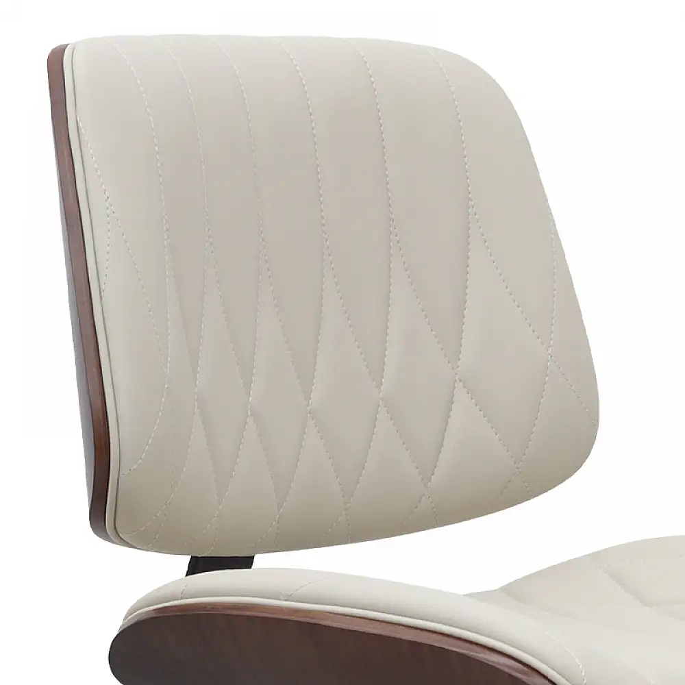 Καρέκλα γραφείου Corina Megapap από τεχνόδερμα χρώμα ανοιχτό μπεζ 60x65x82/92εκ. | GP040-0028,2