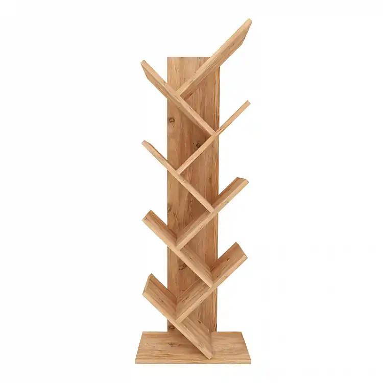 Βιβλιοθήκη Milton Megapap χρώμα pine oak 44x22x121εκ. | GP041-0007,2
