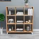 Βιβλιοθήκη μελαμίνης Saul Megapap χρώμα pine oak 88,2x20x88,2εκ. Βιβλιοθήκη μελαμίνης Saul Megapap χρώμα pine oak 88,2x20x88,2εκ.