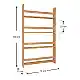 Επιτοίχια βιβλιοθήκη - ραφιέρα Montessori Megapap χρώμα pine oak 74x10x120εκ. | GP041-0011,2