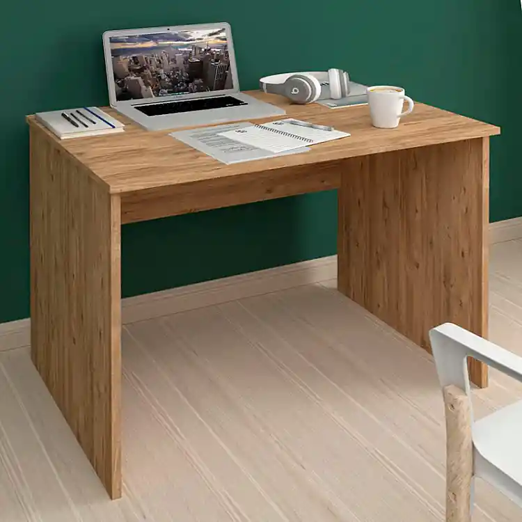 Γραφείο εργασίας Kalen Megapap χρώμα pine oak 90x60x74εκ. | GP041-0013,2