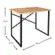 Γραφείο εργασίας Rilke Megapap χρώμα μαύρο - pine oak 90x60x75εκ. | GP041-0014,2