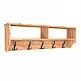 Κρεμάστρα τοίχου Ottila Megapap από μελαμίνη χρώμα pine oak 120x22x37εκ. Κρεμάστρα τοίχου Ottila Megapap από μελαμίνη χρώμα pine oak 120x22x37εκ.